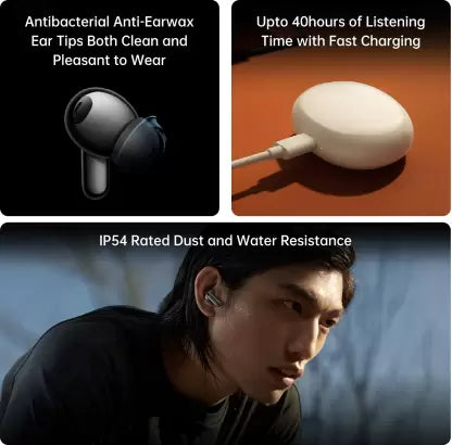 INSTAPLAY Power Shots Bluetooth Truly Wireless in Ear Earbuds with Mic (Black) INSTAPLAY Power Shots Bluetooth Truly Wireless in Ear Earbuds with Mic (Black)